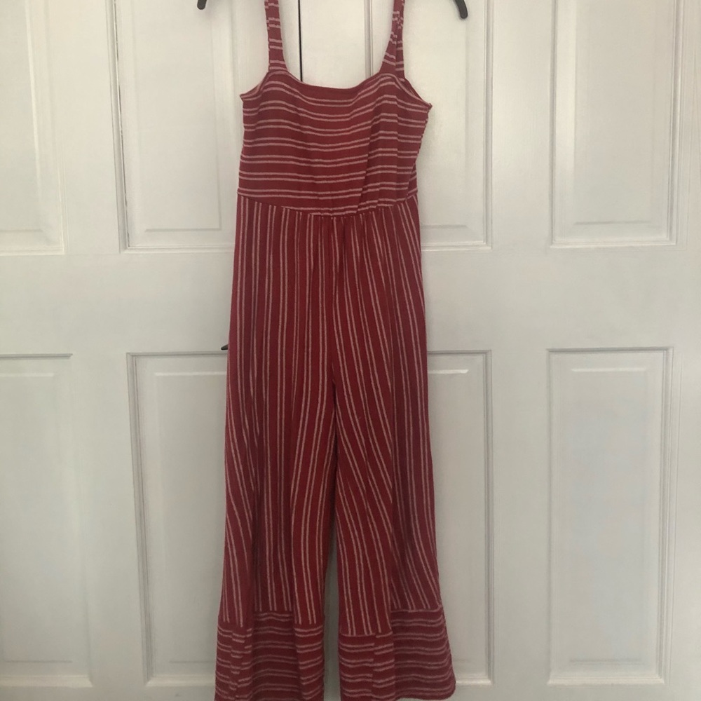 Striped jumpsuit